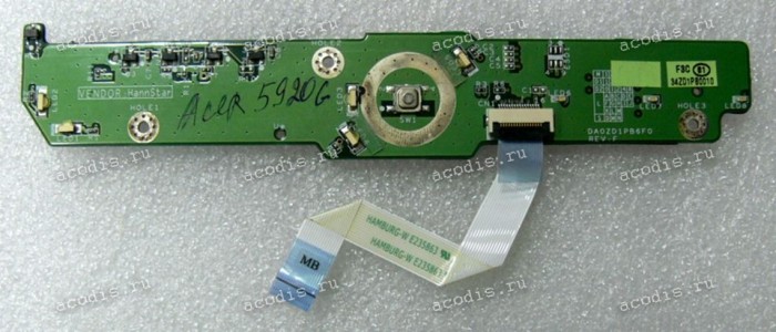 Power switch & LED board Acer 5920 Power switch & LED board Acer 5920