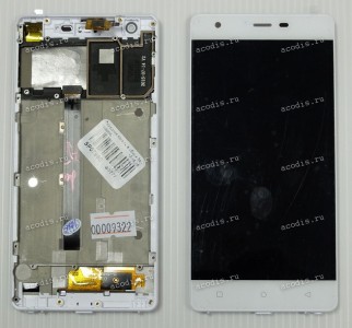 5.0 inch Digma S503 4G VOX (LCD+тач) белый с рамкой 1280x720 LED  разбор / оригинал