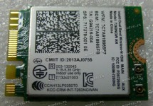 WLAN mini PCI-E MHF4 card NGFF Intel 7260NGW AN (p/n: 145866321) Antenna connector MHF4