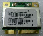 WLAN Half Mini PCI-E U.FL card Atheros AR5B91 802.11b/g/n (p/n: 1-417-979-11) Antenna connector U.FL