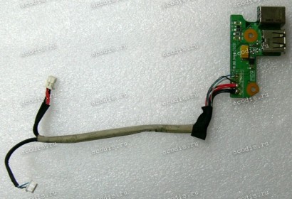 DC Jack board + USB HP Pavilion dv6000, dv6500, dv6700 (p/n: DDAT8APB200) аналог DNF203
