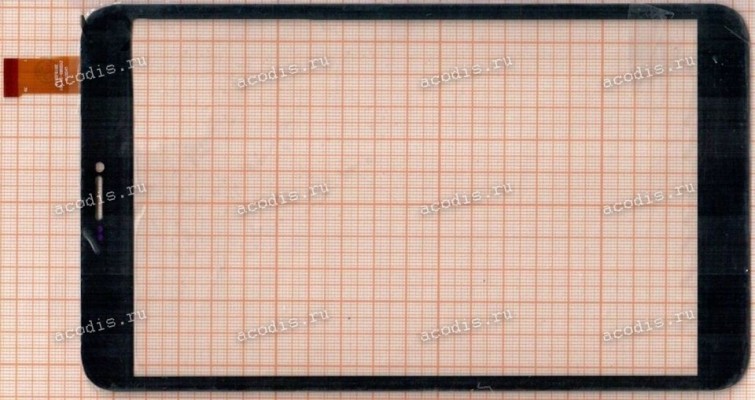 8.0 inch Touchscreen  39 pin, CHINA Tab JQ8031-FP-02, OEM черный (Oysters T84MRi, Tesla Neon 8.0), NEW
