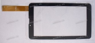 7.0 inch Touchscreen  30 pin, Digma Optima 7306/7701, CITI 7507, oem черный (Irbis TZ791), NEW