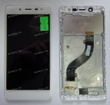 5.0 inch Digma VOX FLASH 4G (LCD+тач) белый с рамкой 1280x720 LED  разбор / оригинал