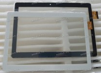 10.1 inch Touchscreen  50 pin, Digma Optima 1507 / Plane 1505 3G, OEM белый, NEW