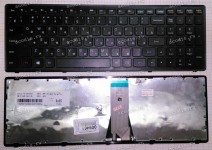 Keyboard Lenovo IdeaPad G505s, S510, Z510 (Black-Black/Matte/RUO) чёрная в чёрной рамке матовая рус