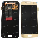 5.5 inch Samsung Galaxy S7 SM-G930F (LCD+тач) золотой oem 2560х1440 LED  NEW / original