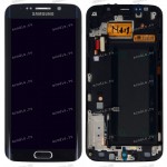 5.1 inch Samsung Galaxy S6 Edge SM-G925F (LCD+тач) черный (SALE) 2560x1440 LED  NEW / original