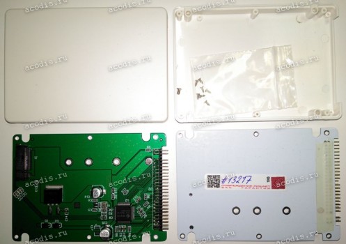 Переходник NGFF M.2 в IDE 44 pin 2,5 mm BOX 2,5" (PATA) (M.2 2230, 2242, 2260, 2280)