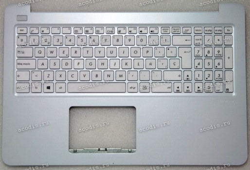 Keyboard Asus E502MA-2A белая (90NL0021-R31SP0, 90NL0021-R31RU0) + Topcase