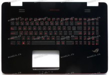 Keyboard Asus N751JM-1D, N751JW, G751 чёрно-красный (90NB0756-R31UI0) + Topcase