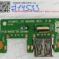 USB board Asus X550 (p/n 90NB00S0-R10010, 69N0PCB11A00-01, 60NB00S0-IO2010, REV: 2.0)