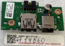 DC Jack board + USB Asus X401U (p/n 90R-N4OIO1000U)