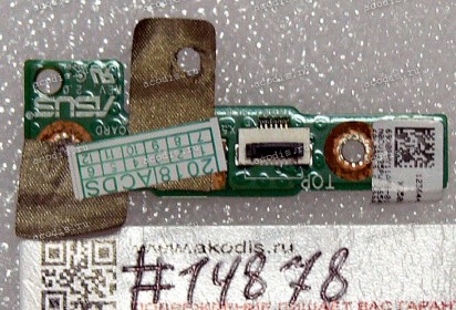 Power Button board Asus X550CA, X550CC, X550VB, X550VC (p/n 90NB00W0-R10020)