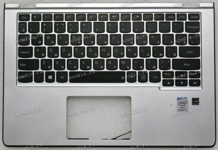 Keyboard Lenovo Yoga 2 11 + topcase (p/n: Ap0t5000200, 25214411, Silver/Matte/US)разбор