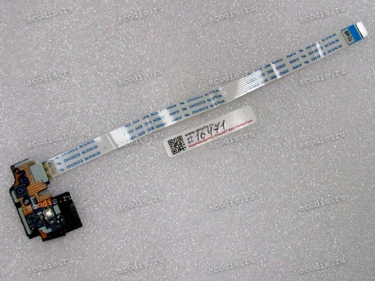 Power Button board & cable Acer Aspire E1-531, E1-571G, P5WE0, V3-551, V3-551G, V3-571, Packard Bell TE11 Q5WV1 (p/n NBX0000UR00, NBX000UR00, NBX0000UV00, Q5WV1/Q5WS1  LS-7912P)