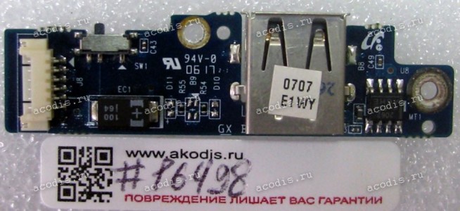 USB board Samsung NP-P60 (p/n BA92-04022A) USB board Samsung NP-P60 (p/n BA92-04022A)