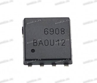Микросхема Alpha&Omega AON6908, AON6908A N-ch MOSFET 30V 80A DFN5x6A