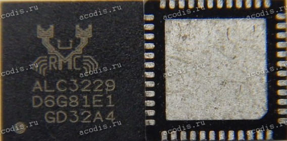 Микросхема RealTek ALC3229-CG MQFN-48 (Asus p/n: 02043-00280000) NEW original