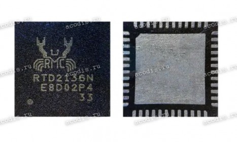Микросхема RealTek RTD2136N-CG QFN-48 (Asus p/n: 02043-00410300) eDP to LVDS конвертер NEW original