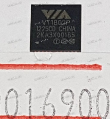 Микросхема VIA VT1802P (A3) QFN-48 корпус прямые углы и контакты не видны (Asus p/n: 02005-00040000) NEW original