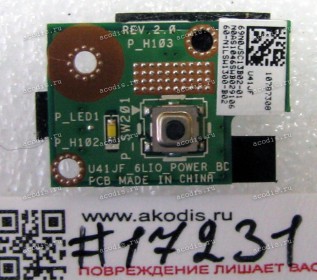 Power Button board Asus U41JF (p/n 90R-N1LSW1300Y)