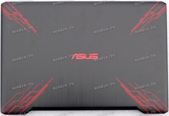 Верхняя крышка Asus FX570UD чёрно-красная (3NXKILAJN20)
