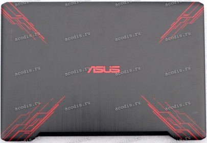 Верхняя крышка Asus FX570UD чёрно-красная (3NXKILAJN20)