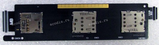 FPC DUAL SIM & MicroSD Asus ZenFone 6 A600CG (T00G), ZenFone 6 A601CG (Z002) (p/n 08030-01193100) REV 2.0C