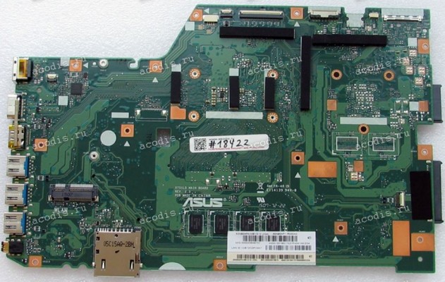MB Asus X751LAB MAIN_BD._4G/I3-5010U (90NB04P1-R000A0, 60NB04P0-MB1G10) X751LD REV. 2.3 MB Asus X751LAB MAIN_BD._4G/I3-5010U (90NB04P1-R000A0, 60NB04P0-MB1G10) X751LD REV. 2.3