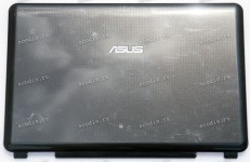 Верхняя крышка Asus K50IJ-1A чёрная глянцевая орнамент (13GNVK1AP011-B, 13N0-EJA0712)