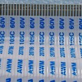 LCD LVDS FFC шлейф мониторный обратный 30 pin, шаг 1.0 mm, длина 255 mm Samsung S20C200B (p/n BN96-24134H), с замком с одной стороны