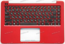 Keyboard Asus E402NA-1R красная русифицированная (90NB0C51-R31RU0)+ Topcase