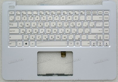 Keyboard Asus E402MA-2A белая русифицированная (90NL0032-R31RU00)+ Topcase