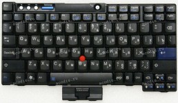 Keyboard Lenovo ThinkPad X60, X60S, X61, X61S  чёрная матовая русифицированная (42T3515, 42T3547)