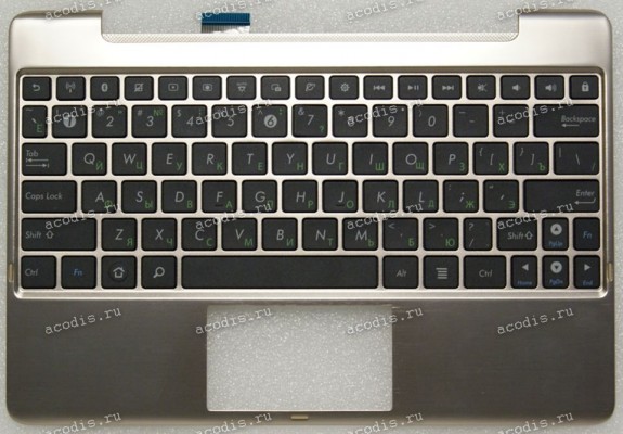 Keyboard Asus TF201 шампань русифицированная (90R-OK0A2KD8000Y)+ Topcase