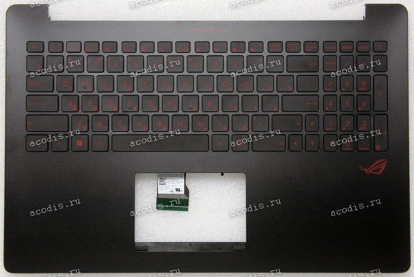 Keyboard Asus N501VW-2B, G501VW чёрный матовый, русифицированный (90NB0AU3-R32RU0, 13NB0AU3AM0201)+ Topcase Keyboard Asus N501VW-2B, G501VW чёрный матовый, русифицированный (90NB0AU3-R32RU0, 13NB0AU3AM0201)+ Topcase