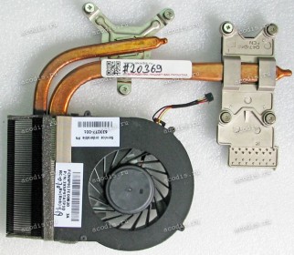 Сист.охл. HP Envy 17 (p/n: 3XSP9TATP10, 633077-001) 3 pin
