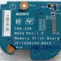 CardReader board Sony VGN-FS315SR, PCG-7D8P, VGN-FS415SMR, PCG-7G5P Memory Stick (p/n 1P-1056100-8010, 1P-1056100-8010, CNX-336 MS03 Rev:1.0, 5B1-S5-0196-H, 61K-S8-1479-H-MS04)