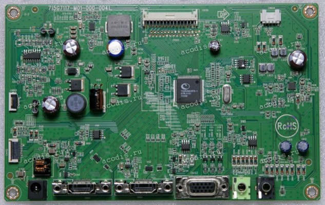 Mainboard Asus LMT 23,0" 1920x1080 VX239H (04020-00970600, 715G7117-M01-000-004L, 756GQECB0CA003, CBPCEC6USQ1) TPV/756GFFCB0CA003 TSUMU88CDT9-1, APA2903, NOCOS P06P03LVC, AZ1084CD-ADJG1, AZ1117CD-1.2G1, GA5G1F, OZ9998MGN