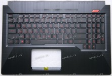 Keyboard Asus FX503VM-2C чёрный матовый, русифицированная (90NR0GP1-R31RU0, 3BBKLTAJN80, EABKL0100-10-2) + Topcase