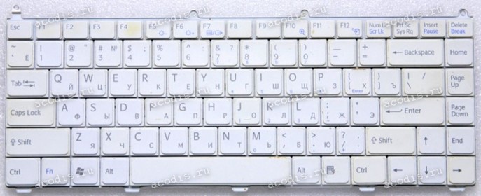 Keyboard Sony VGN-FE31, VGN-FE41 светло-серая (KFRSBE019A, 147963061, 68T02006)