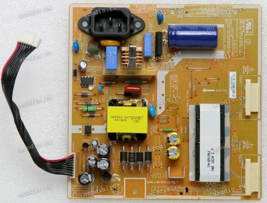 Плата БП Samsung 19,0" B1940W, E1920NW, LS19CLNSB/EN (IP-36155A REV. 1.0, CN08BN4400327A, BN44-00327A, PWI1904PC(A)(B)(C)(D)(E)(F), 02-3282-0007, SU10437-9007, SU10349-9007, SU10487-10001)