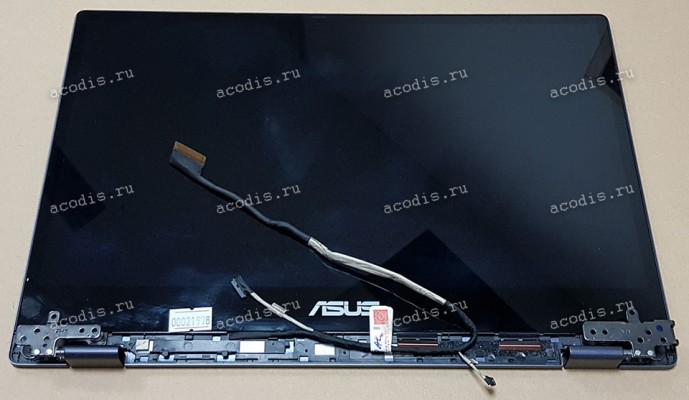Крышка в сборе ASUS TP412UA серая с синим отливом (с тачем) 1920x1080 LED разбор