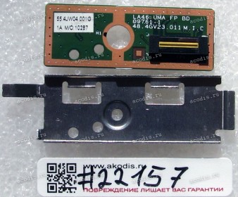 Fingerprint sensor Lenovo IdeaPad B460, B560, V560 & holder (p/n 55.4JW04.001, 48.4GV23.011)