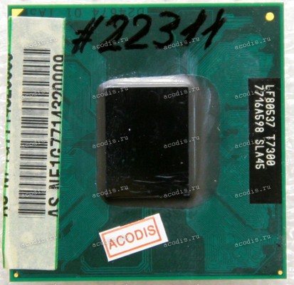 Процессор Socket P (PGA-478) Intel Core 2 Duo T7300 (p/n: SLA45) (2.00GHz=200MHz x 10, 4Mb, 65nm Процессор Socket P (PGA-478) Intel Core 2 Duo T7300 (p/n: SLA45) (2.00GHz=200MHz x 10, 4Mb, 65nm