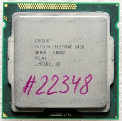 Процессор Socket LGA 1155 Intel Celeron G460 (SR0GR) (1.8GHz, 1*256KiB, 1.5MiB, 32 nm, 35W) SR0GR (Q0), CM8062301088702, BX80623G460, BXC80623G460 Процессор Socket LGA 1155 Intel Celeron G460 (SR0GR) (1.8GHz, 1*256KiB, 1.5MiB, 32 nm, 35W) SR0GR (Q0), CM8062301088702, BX80623G460, BXC80623G460