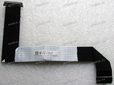 LCD LVDS FFC шлейф мониторный обратный 30 pin, шаг 1.0 mm, длина 300 mm Acer LCD Monitor ET221Q, ET241Y (p/n 50.T99M2.001), с замками с двух сторон