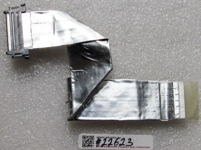 LCD LVDS FFC шлейф мониторный 51 pin обратный, шаг 0.5 mm, длина 195 mm LG LM270WQ2, с замком с одной стороны
