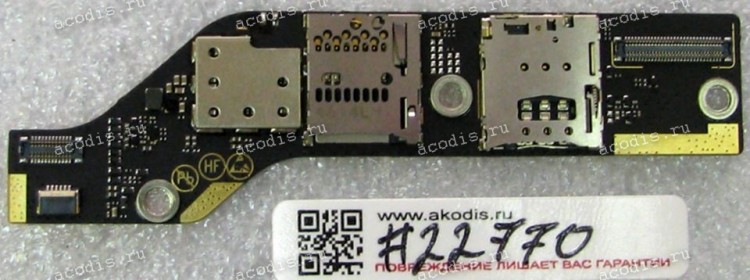 SIM + SD board Lenovo Yoga Tablet 2 830L, 1050 (p/n: 5P69A6MW33)